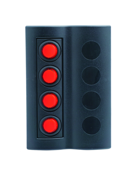 Pannello elettrico con interruttori basculanti