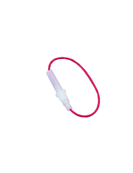 Portafusibile volante per fusibili vetro