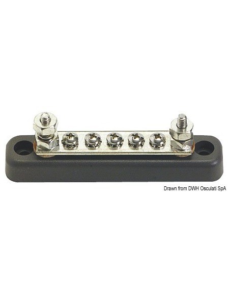 Bus Bar porta terminali 2x5 mm