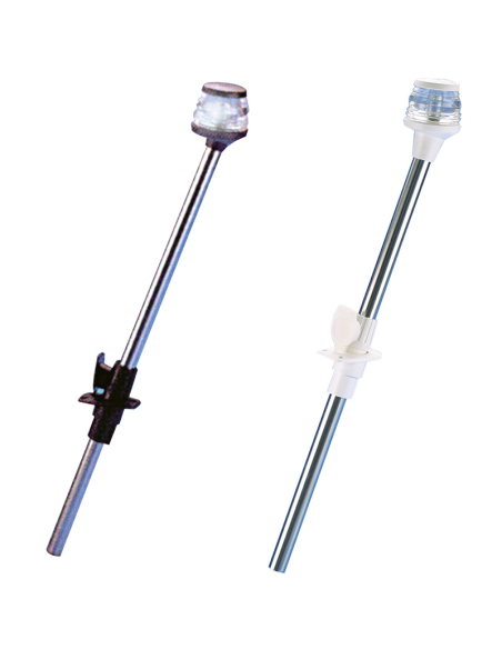 Asta retrattile con fanale 360° di navigazione