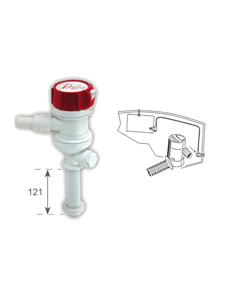 Pompa Aeratrice RULE 800 sommergibile verticale 12V