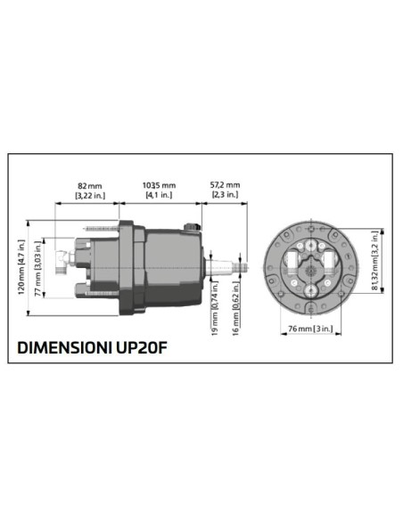 Kit Timoneria Idraulica Ultraflex HYTECH per motori fuoribordo fino a 175 hp