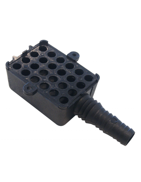 Succhiarola in plastica con portagomma Ø 18/20/24 mm