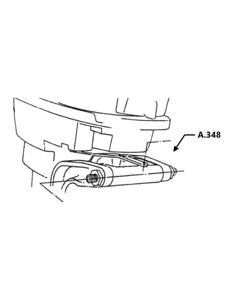 Tubo in acciaio inox per motori fuoribordo fino a 50 Hp MERCURY YAMAHA