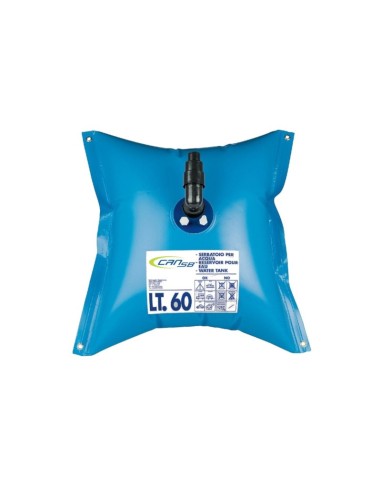 Serbatoio flessibile per Acqua potabile 60 lt con boccaporto e raccordi