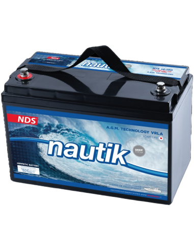 Batteria NDS Nautik AGM 12V 100ah