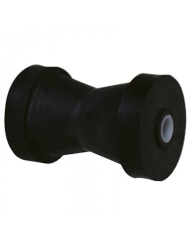 Rullo Centrale reggichiglia per carrello barca Ø 80x130 foro 16 mm