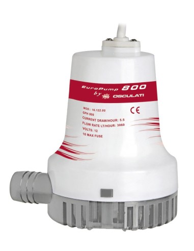 Osculati Pompa di sentina Europump II 800 12V 51 L/Min