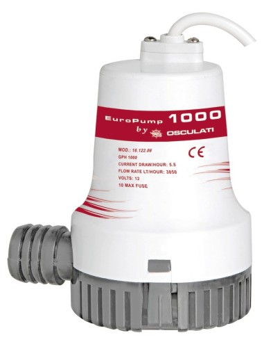 Osculati Pompa di sentina Europump II 1000 12V 64 L/Min