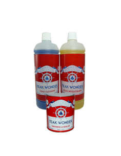 Kit Completo Teak Wonder Pulizia e Manutenzione del Teak