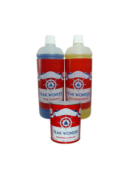 Kit Completo Teak Wonder Pulizia e Manutenzione del Teak